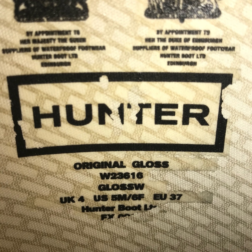 Hunter Rain Boots, gently used - Picture 5 of 5